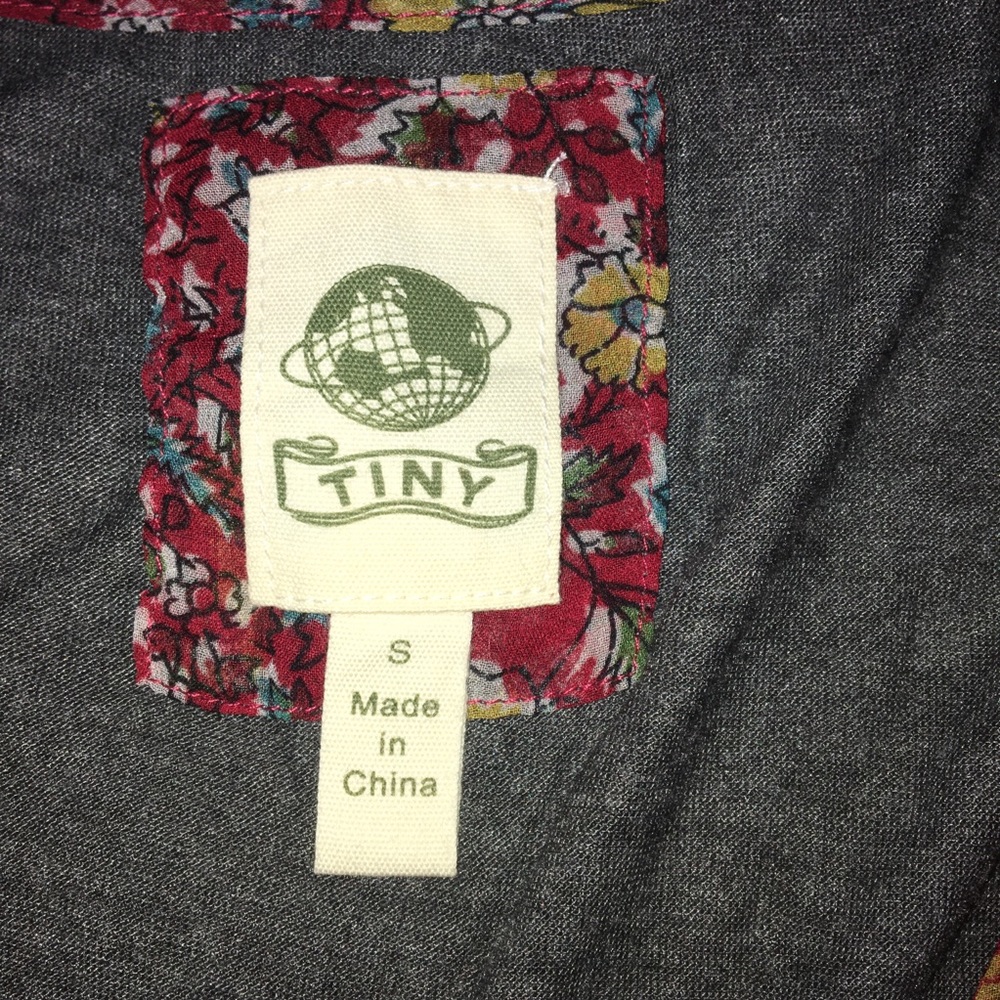 Anthropologie Tiny Floral Print Cap Sleeve Top - Picture 9 of 16